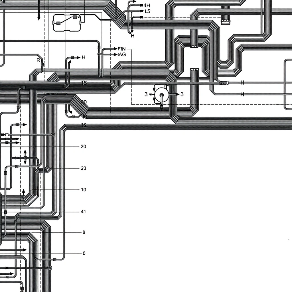 Abstract technical schematic
