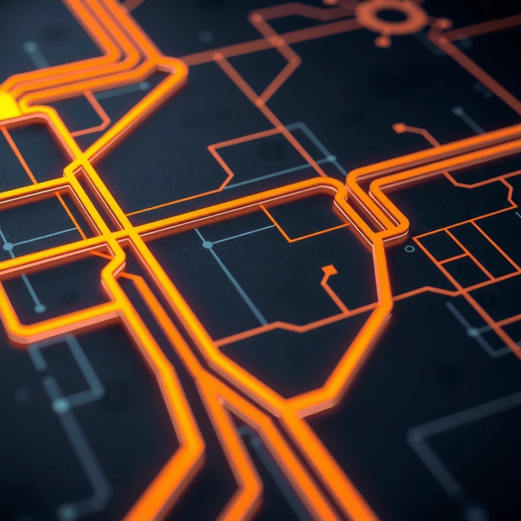 Abstract blueprint background